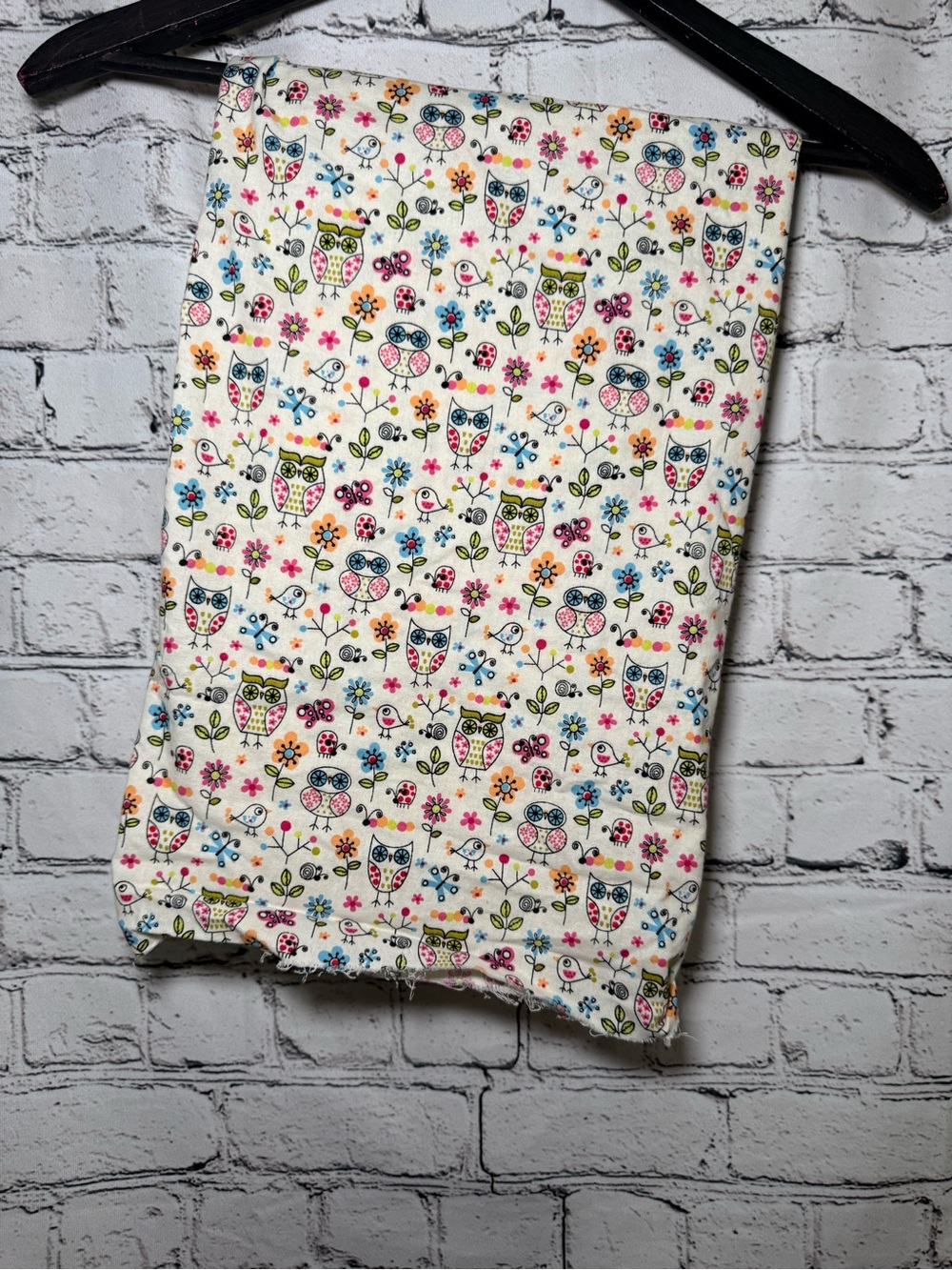 Owl fabric.